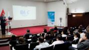 Ponencia del Sr. Fermín Cuza, Presidente Internacional de World BASC Organization, en el seminario internacional, con el tema “BASC y su permanente cooperación con el programa OEA”.